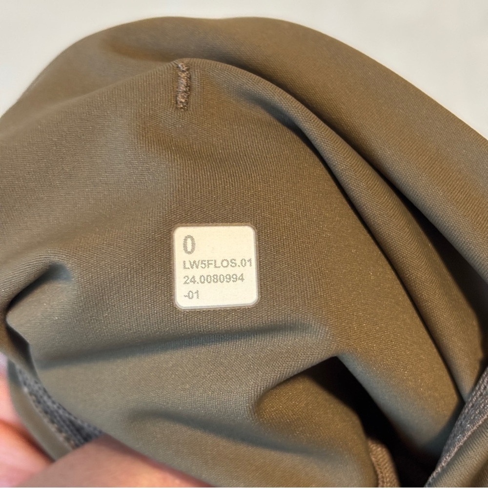 Lululemon womens leggings Fast and Free High-Rise Tight  pockets Nomad size 0‎ - Picture 13 of 13